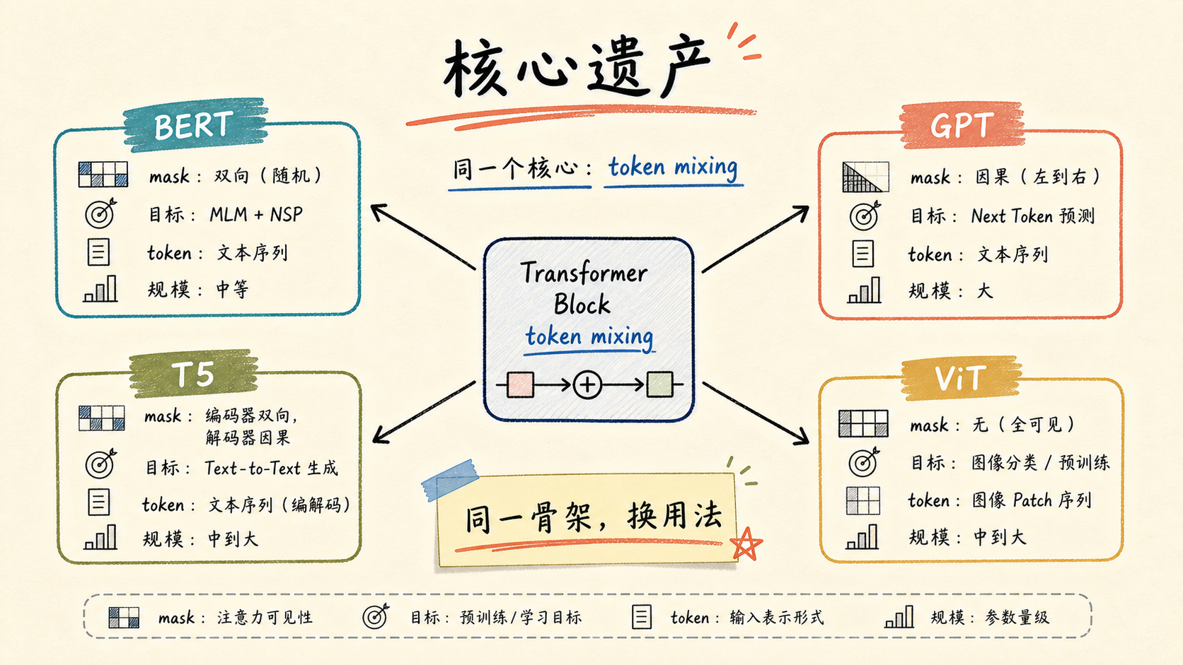 留下的核心遗产