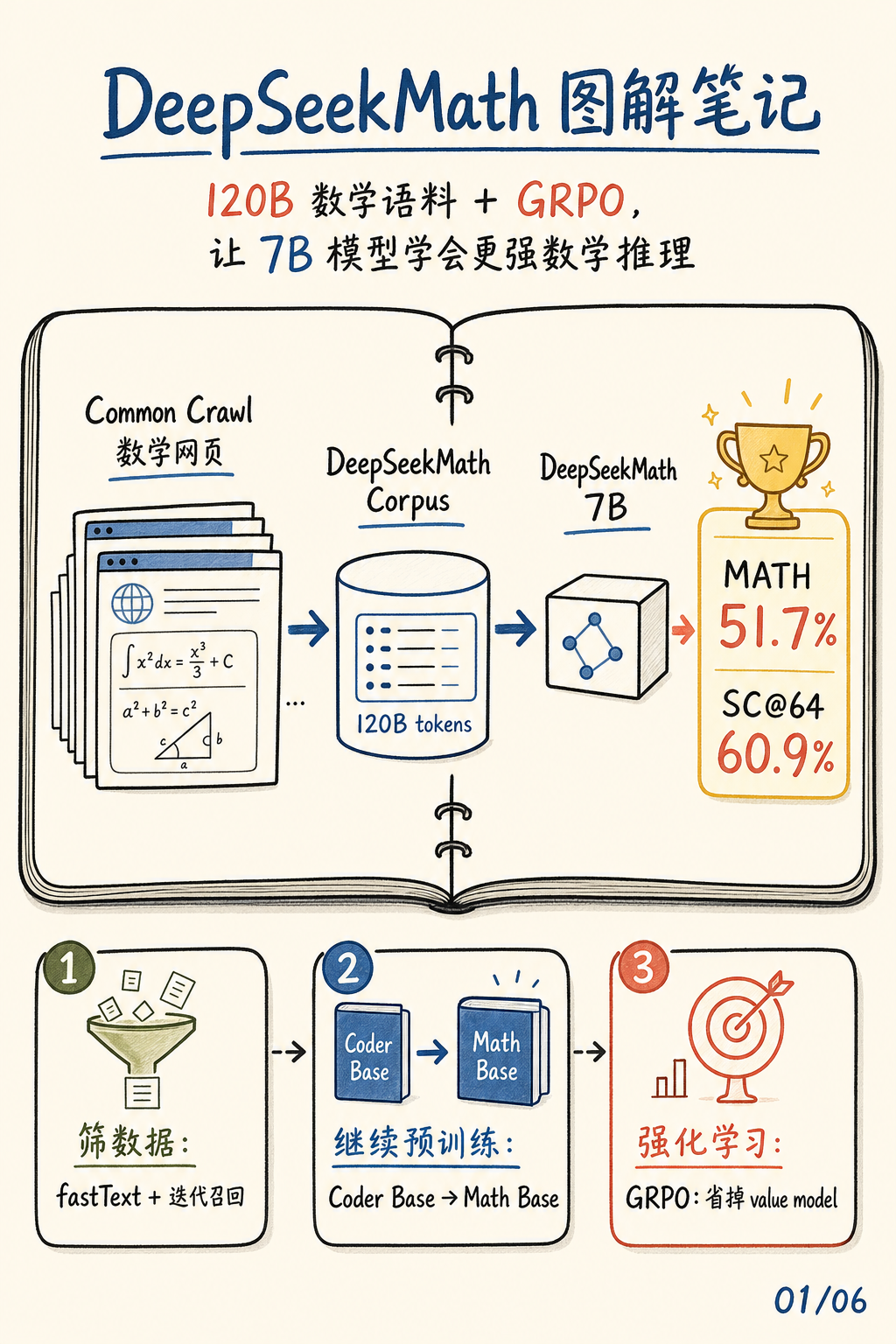 DeepSeekMath 封面